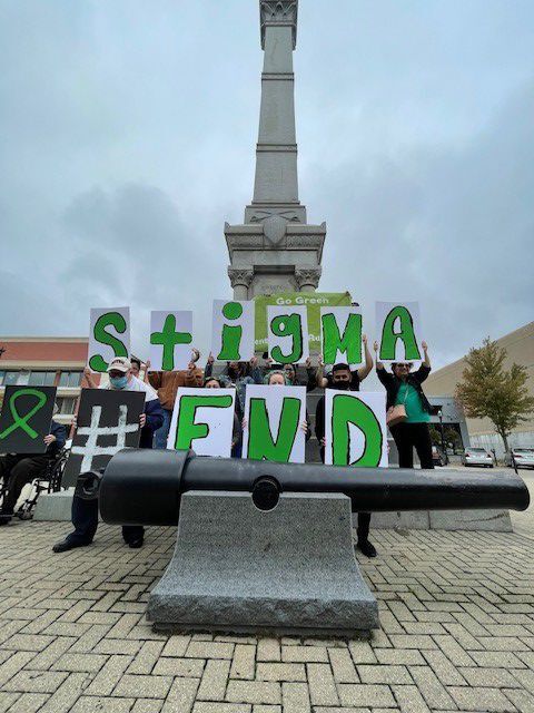 #EndTheStigma rally